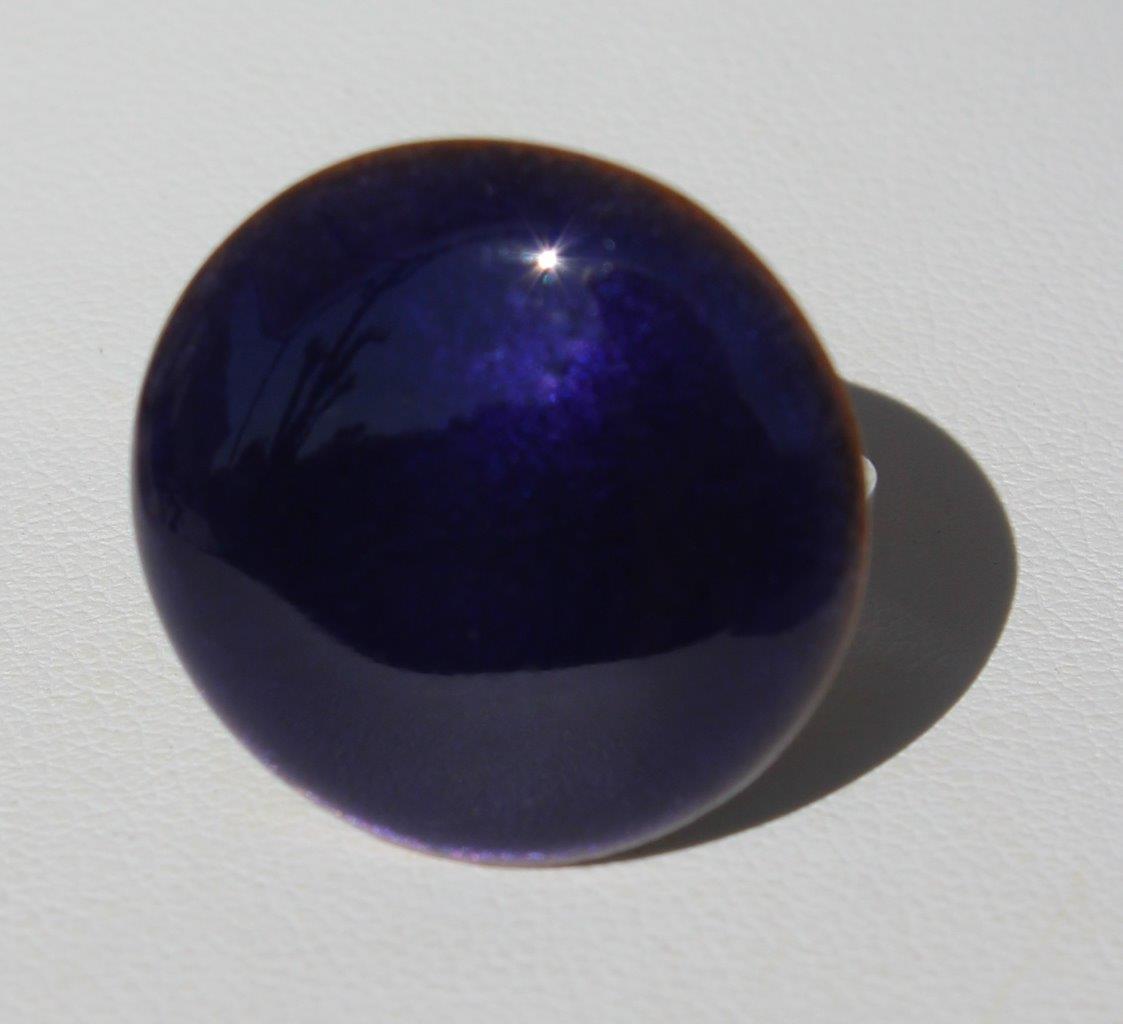 Bague « En toute simplicité bleue violacée »